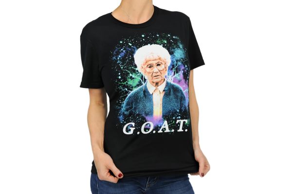 The Golden Girls Exclusive Sophia G.O.A.T Graphic Black T-Shirt on Sale - Image 2