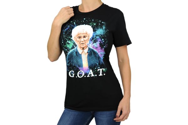 The Golden Girls Exclusive Sophia G.O.A.T Graphic Black T-Shirt on Sale - Image 3