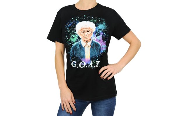 The Golden Girls Exclusive Sophia G.O.A.T Graphic Black T-Shirt on Sale