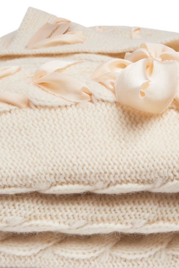 Eflore Luxe Alpaca Ribbon Blanket Fashion - Image 3