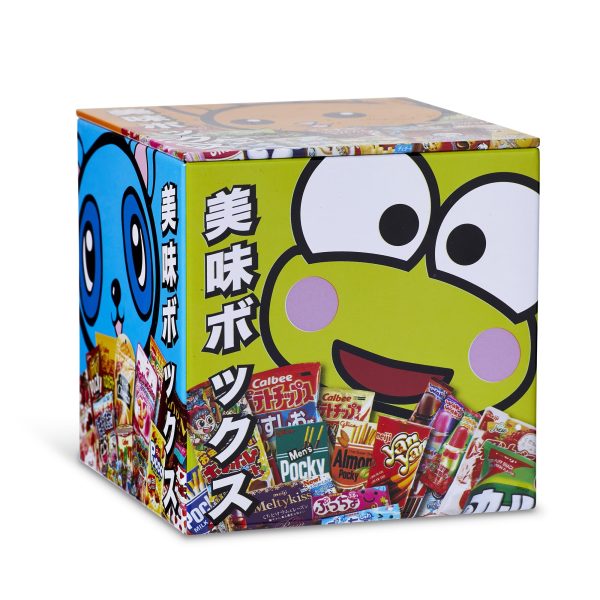 Dagashi Anime Otaku Japanese Snacks 4 x 4 Inch Tin Storage Box Sale - Image 4