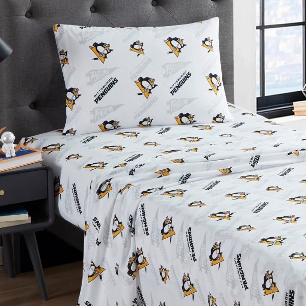 Pittsburgh Penguins NHL Officially Licensed Sheet Set Supply - Image 2
