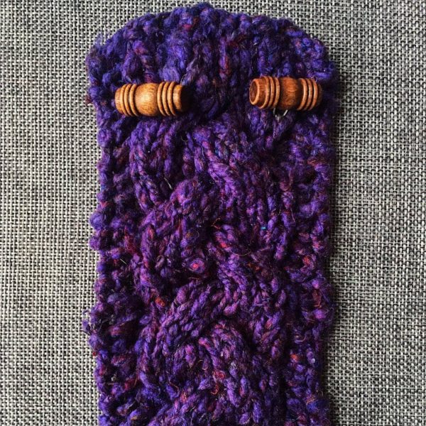 Braided Cable Mug Coozie Knit Pattern Discount - Image 2