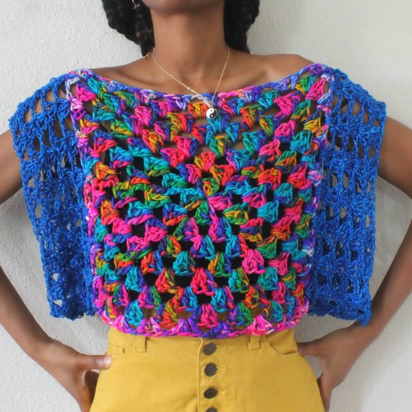 Astral Crochet Granny Square Top Kit Fashion - Image 2