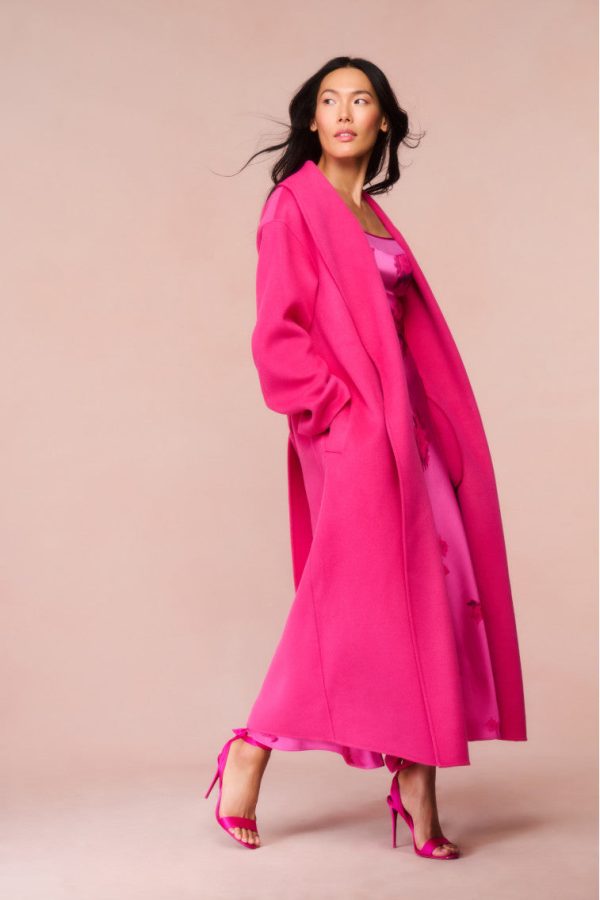 Mahika Wool-Cashmere Wrap Coat Sale - Image 4