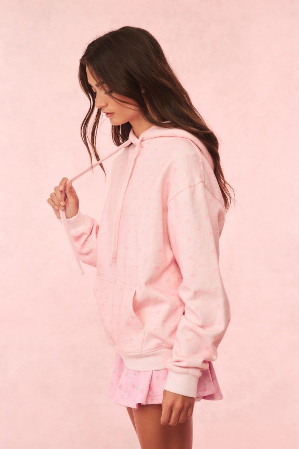 Nacova Floral Cotton Hoodie For Discount - Image 4