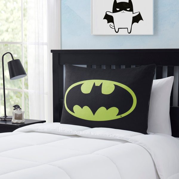 Batman Signal Kids Reversible Pillow with Removable Shell Fashion