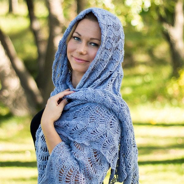Silk Waves Shawl Crochet Pattern For Discount - Image 2