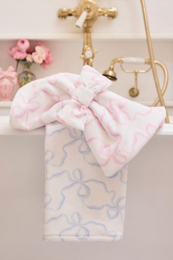Bow Face Wash Beauty Headband-PINK BONNET Online Sale - Image 2
