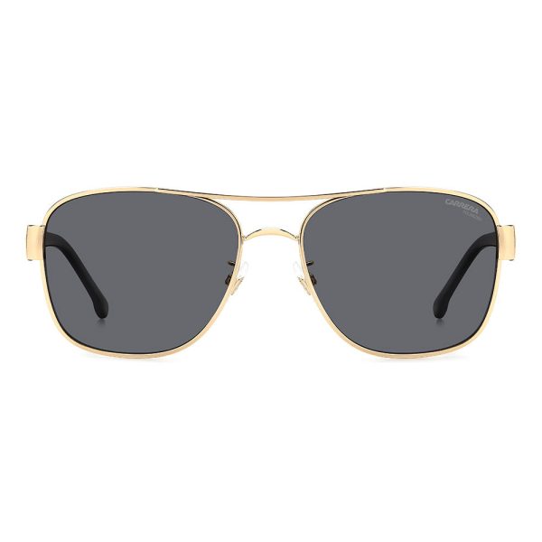 3042 Gold Rim Women s Rectangular Sunglasses Online now - Image 5