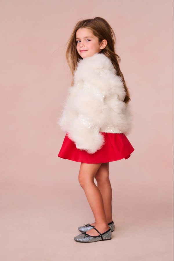 Girls Trislyn Fur Jacket Sale - Image 2
