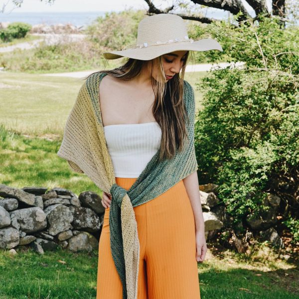 Ripple in the Sand Shawl Knit Pattern Supply