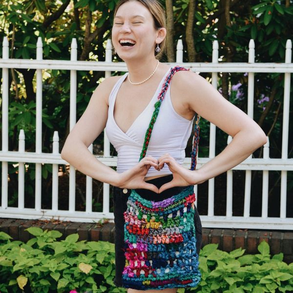Hidden Heart Bag Crochet Kit Fashion - Image 2