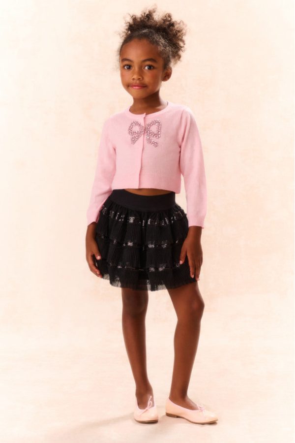 Girls Ebett Embellished Wool Cardigan on Sale - Image 2