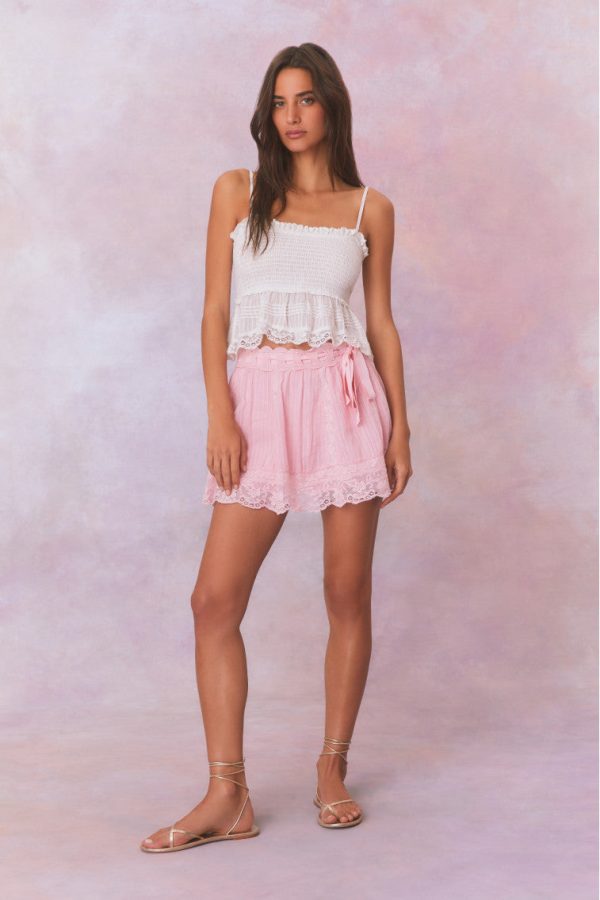 Matera Cotton Stripe Mini Skirt For Cheap - Image 3