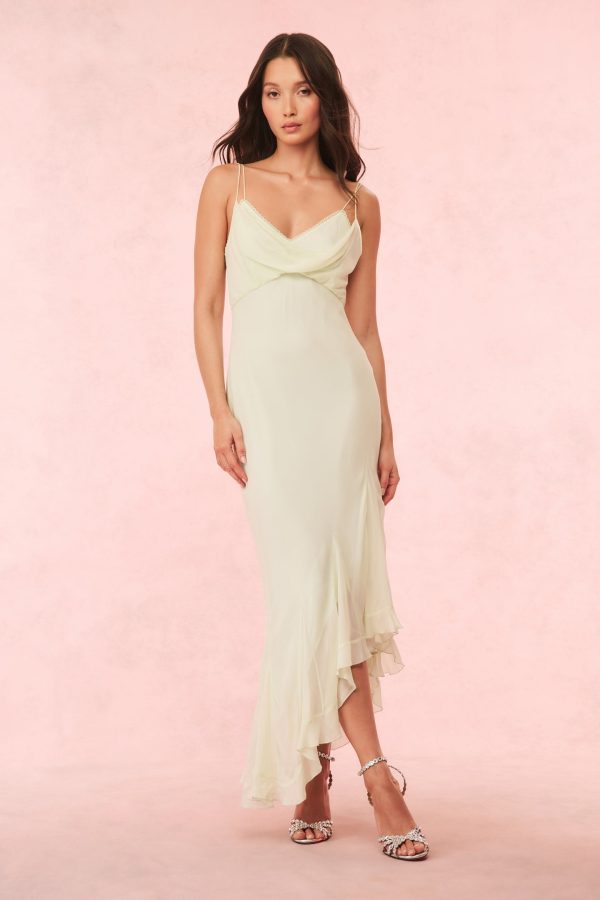 Chesley Chiffon Slip Dress Discount
