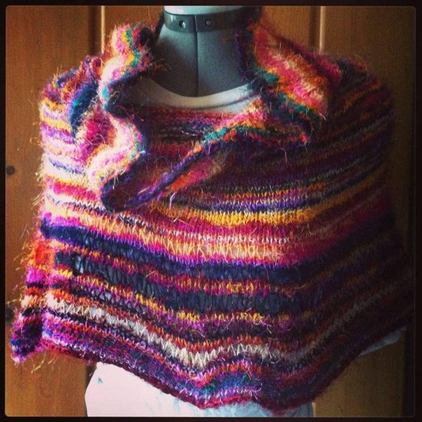 Cowl Neck Poncho Pattern Online