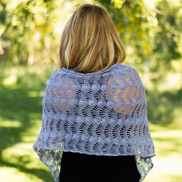 Silk Waves Shawl Crochet Pattern For Discount - Image 3