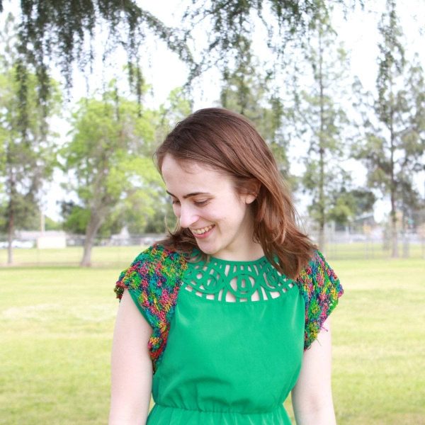 Emerald Pools Bolero Jacket Crochet Pattern Sale - Image 4