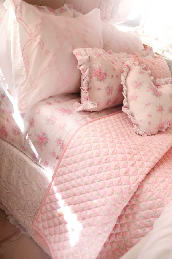 Floral Cotton Sateen Sheet Set Cheap - Image 3