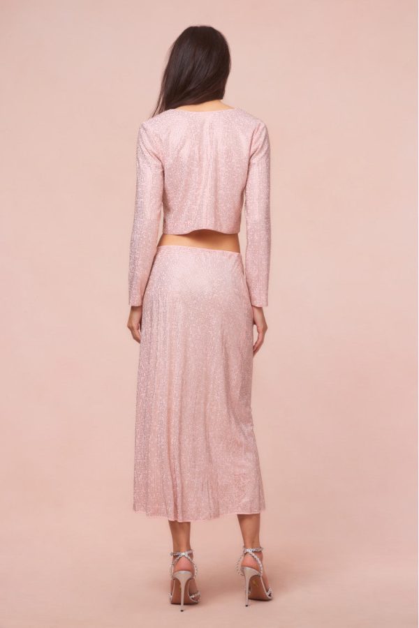 Samaria Crystal Midi Skirt Sale - Image 4