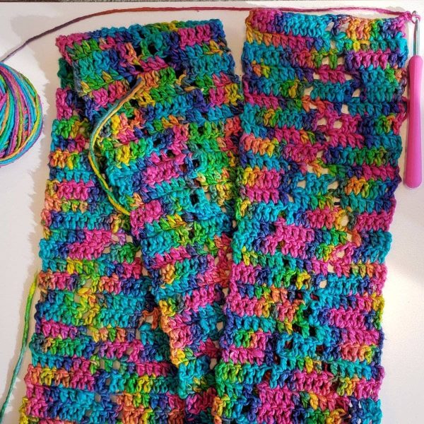 Graduating Diamonds Crochet Scarf Pattern on Sale