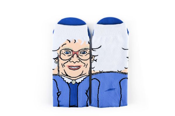 The Golden Girls Sophia Funny Graphic Socks | Single Pair Of Adult Crew Socks For Sale - Image 2