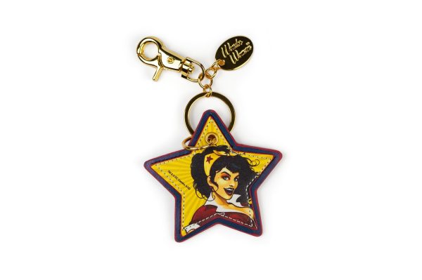 DC Comics Bombshells Wonder Woman Faux Leather Keychain Cheap - Image 3