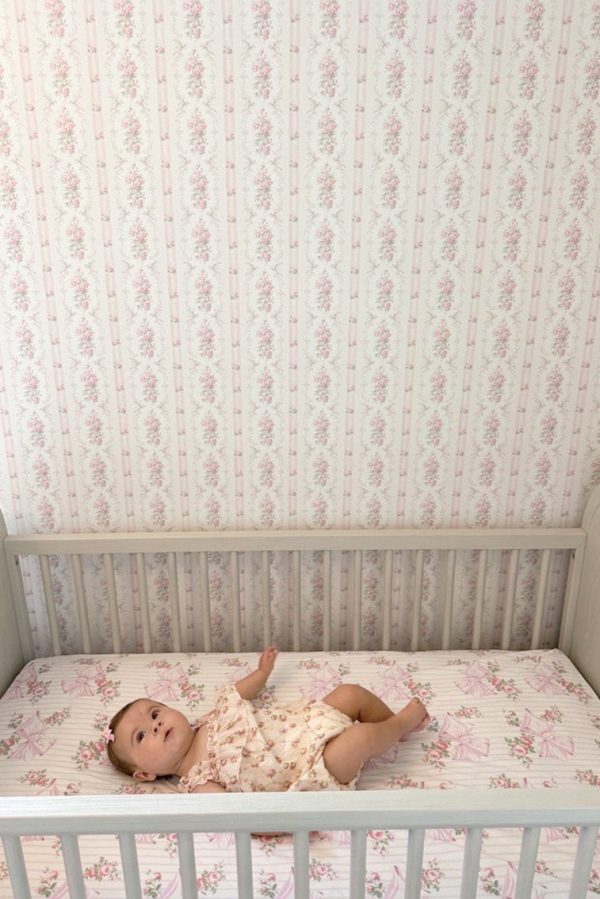 Rosa Beaux Cotton Crib Sheet Sale - Image 2