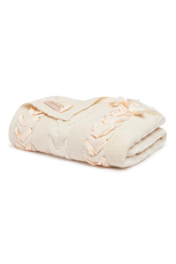Eflore Luxe Alpaca Ribbon Blanket Fashion - Image 2