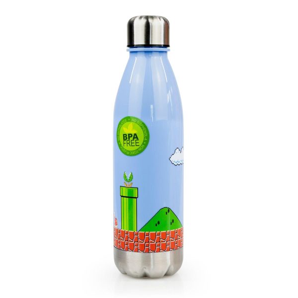 Super Mario Bros Water Bottle |  17 oz | Mario Collectibles Hot on Sale