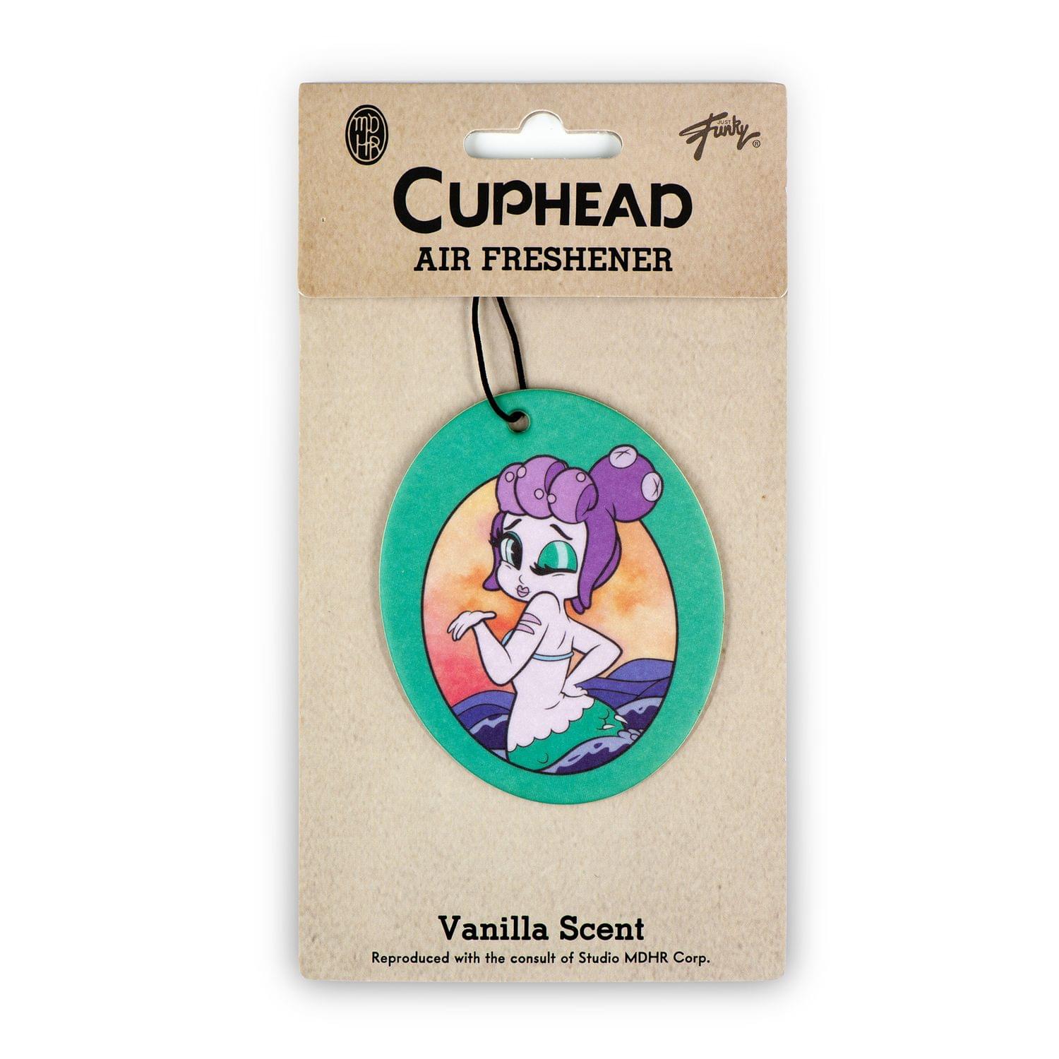 Cuphead Cala Maria Mermaid Boss Hanging Air Freshener, Vanilla Scent Discount