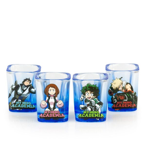 My Hero Academia 2oz Square Shot Glass 4 Pack For Sale - Image 2