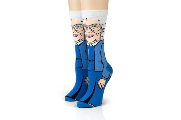The Golden Girls Sophia Funny Graphic Socks | Single Pair Of Adult Crew Socks For Sale