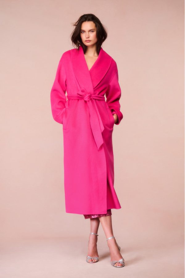 Mahika Wool-Cashmere Wrap Coat Sale - Image 2