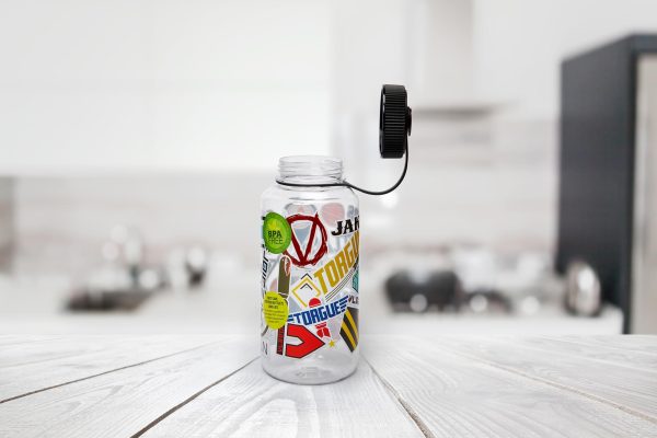 Borderlands Manufacturer Logos Plastic Water Bottle - 32-Ounces Hot on Sale - Image 5