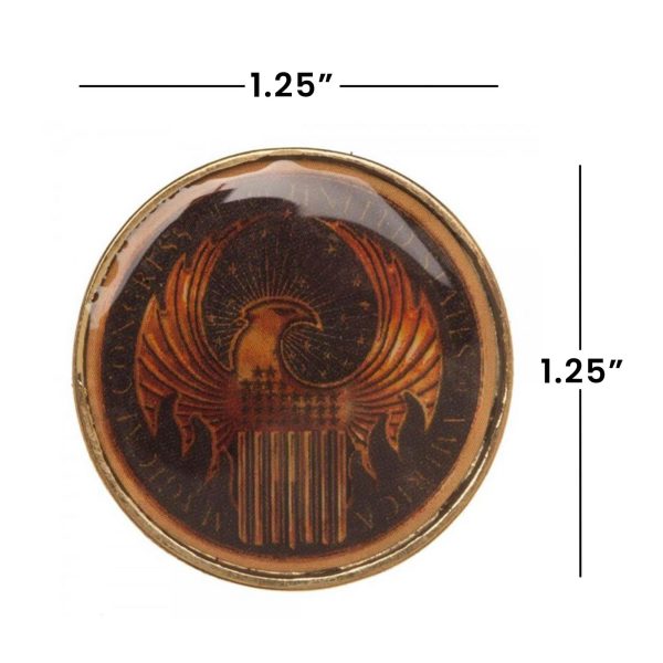 Fantastic Beasts And Where To Find Them Crest Lapel Pin Hot on Sale - Image 4