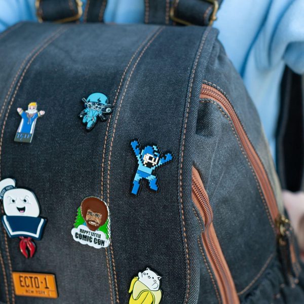 Mega Man Hero Pin | Just Funky Exclusive Mega Man Collectible Pin | 1.5  Tall on Sale - Image 3