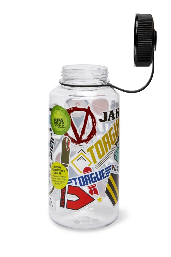 Borderlands Manufacturer Logos Plastic Water Bottle - 32-Ounces Hot on Sale - Image 2