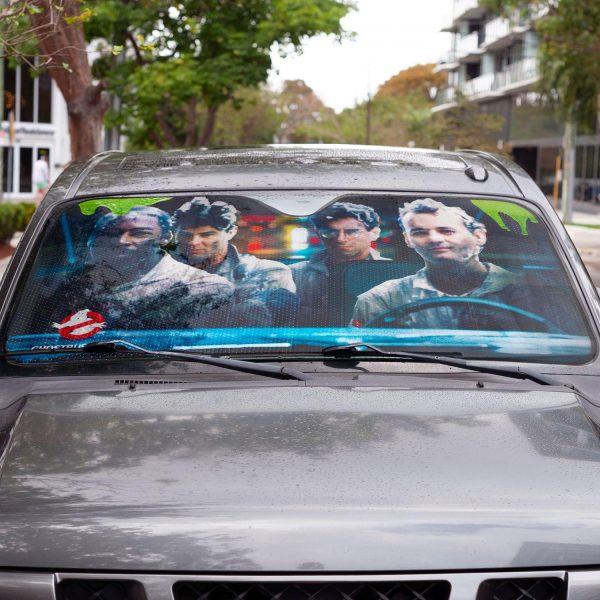 Ghostbusters Original Cast Windshield Sunshade Car Shade Panel Online Hot Sale - Image 5