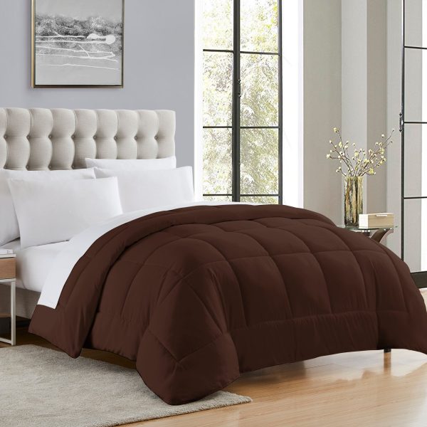 All Season Solid Reversible Down Alternative Comforter Online now - Image 3
