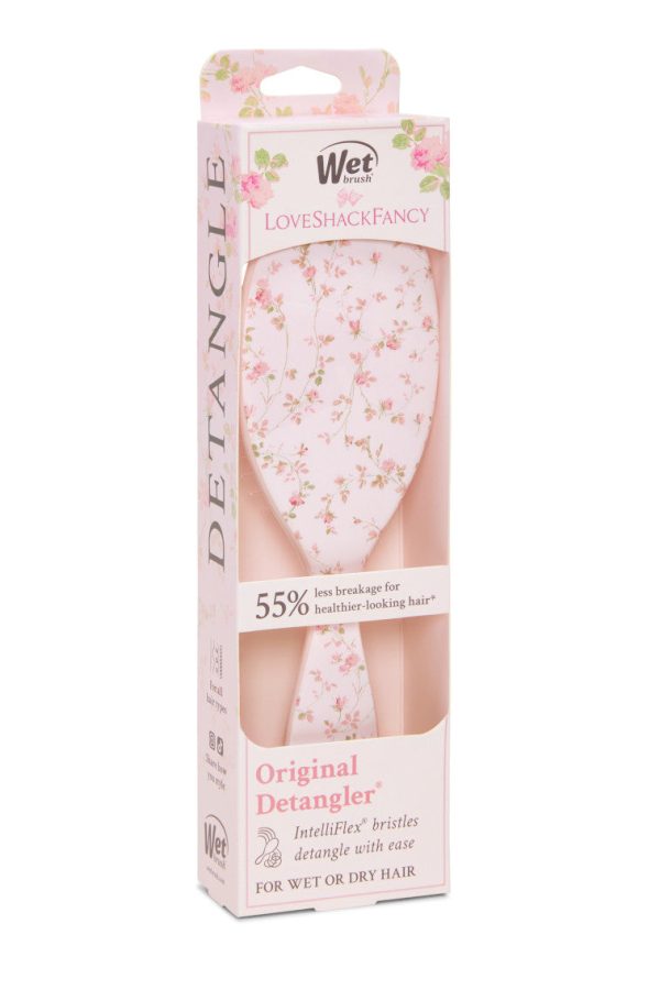LoveShackFancy x Wet Brush Pink English Ivy Original Detangler on Sale - Image 5