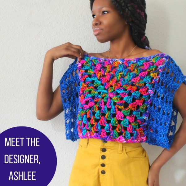 Astral Crochet Granny Square Top Kit Fashion