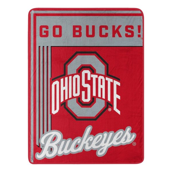 Ohio State Buckeyes NCAA Officially Licensed Throw Blanket 46x60 For Cheap - Image 2