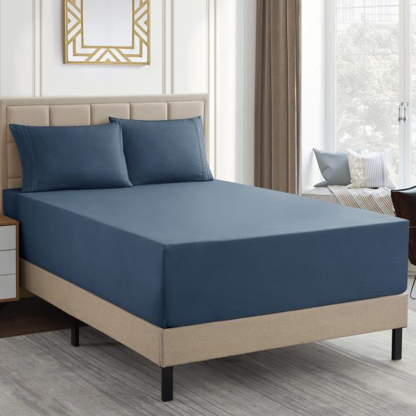 1500 Supreme Collection Extra Deep Pocket Sheets Set - Luxury Soft Bed Sheets, Wrinkle Free, Bedding, Over 40 Colors, 21 inch Extra Deep Pocket Online Hot Sale - Image 3