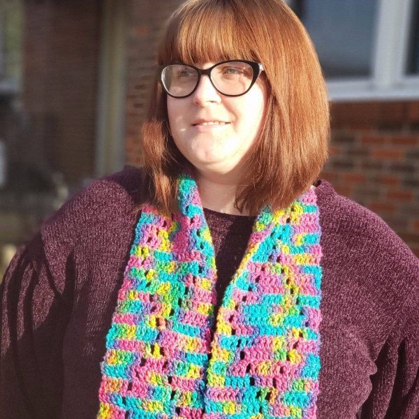 Graduating Diamonds Crochet Scarf Pattern on Sale - Image 3