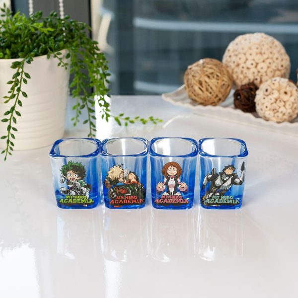 My Hero Academia 2oz Square Shot Glass 4 Pack For Sale - Image 5