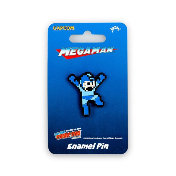 Mega Man Hero Pin | Just Funky Exclusive Mega Man Collectible Pin | 1.5  Tall on Sale