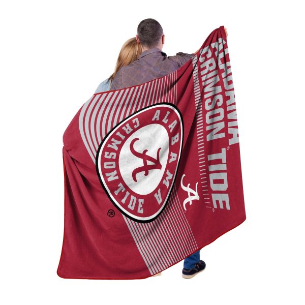 Alabama Crimson Tide NCAA Officially Licensed Raschel Throw Blanket 60x80 Cheap - Image 3