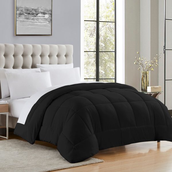 All Season Solid Reversible Down Alternative Comforter Online now - Image 2